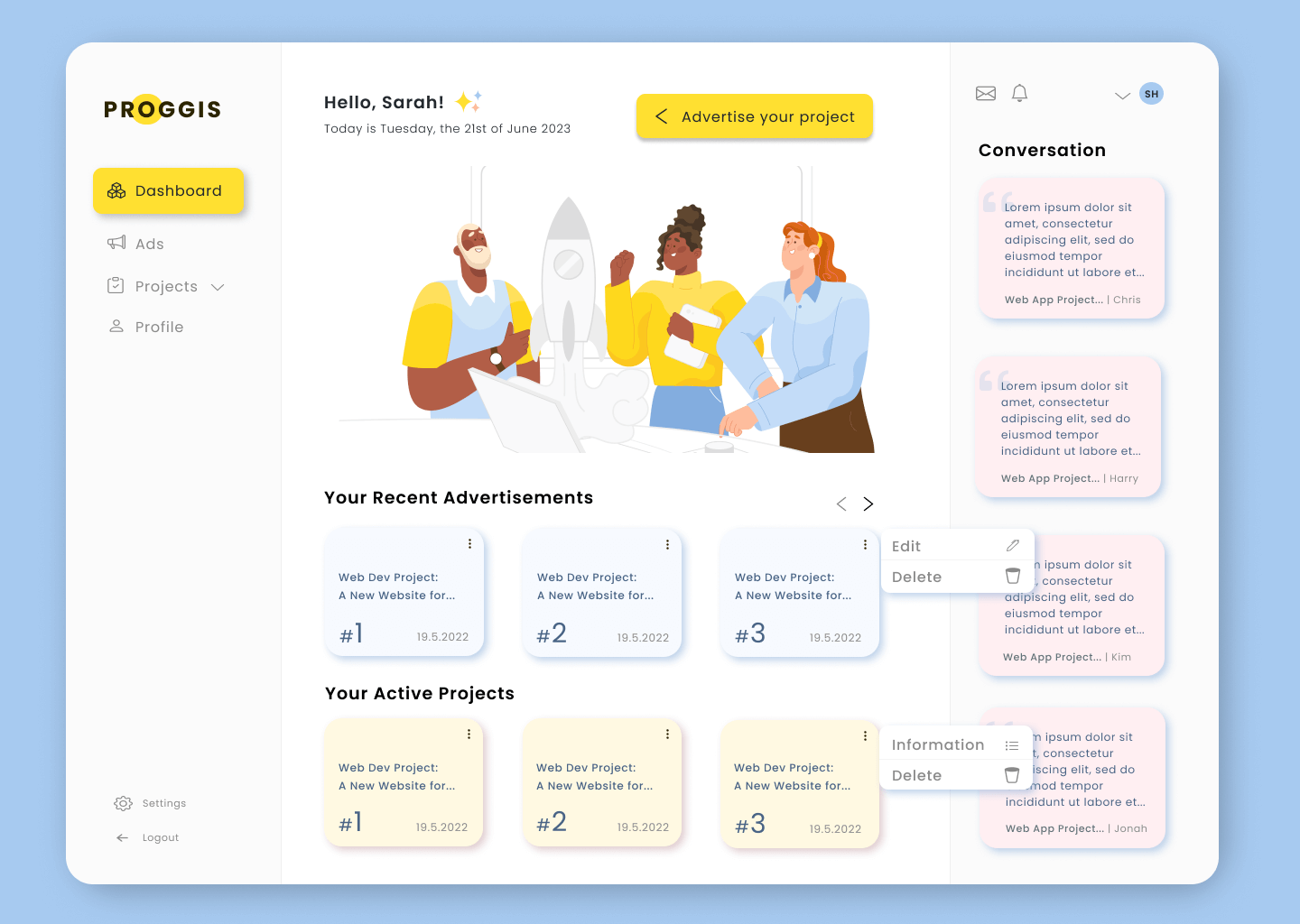 Link to project Proggis