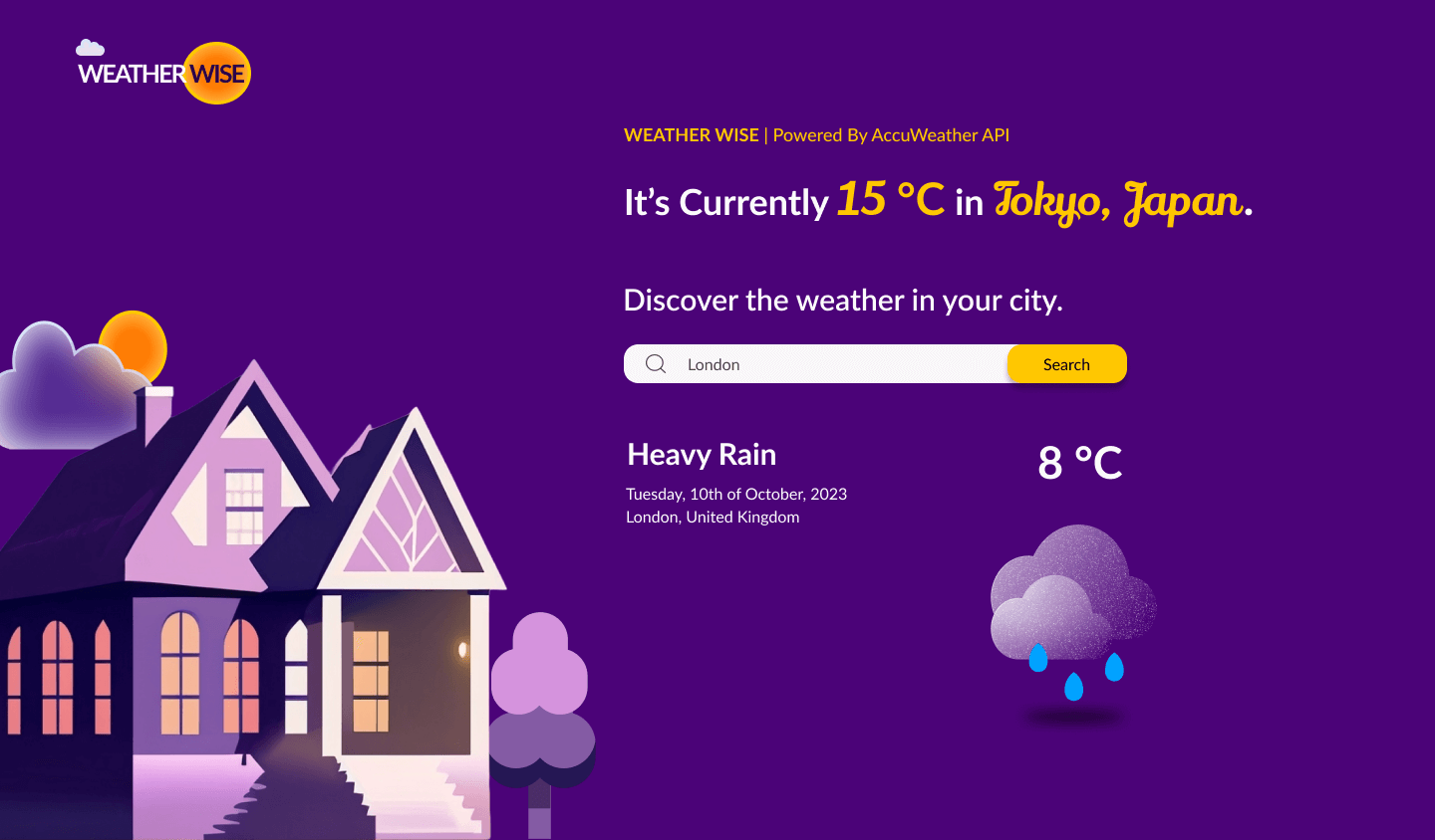 Link to project Weather Wise